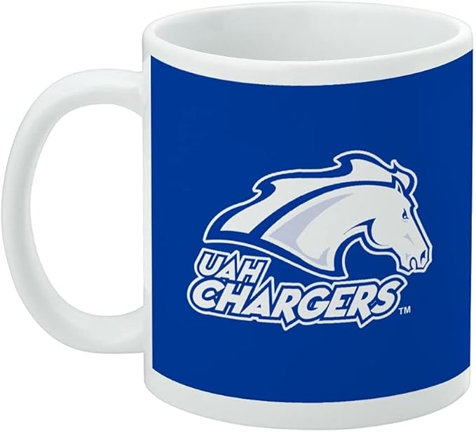 UAH Primary Logo Ceramic Coffee Mug, Novelty Gift Mugs for Coffee, Tea and Hot Drinks, 11oz, White