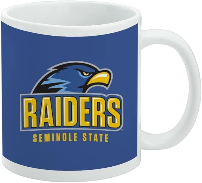 Seminole State College Primary Logo Ceramic Coffee Mug, Novelty Gift Mugs for Coffee, Tea and Hot Drinks, 11oz, White