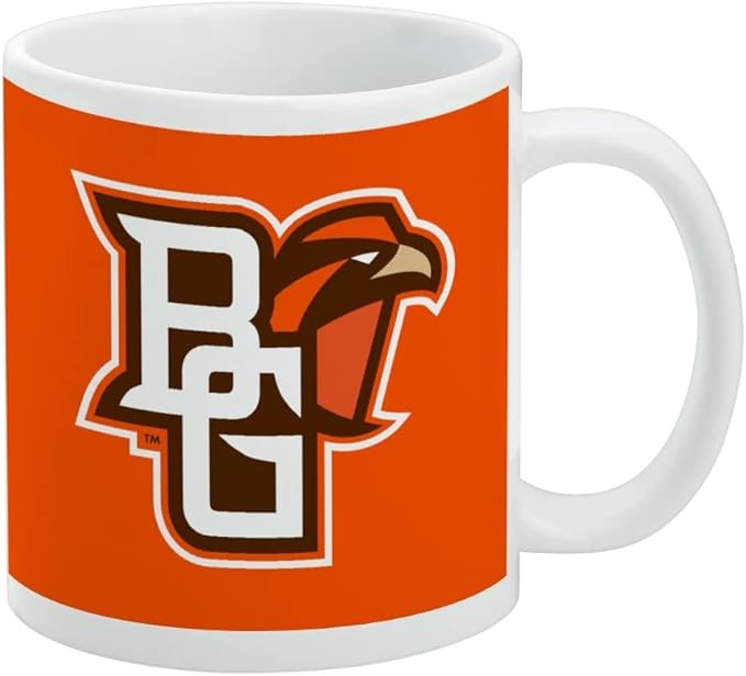 Bowling Green Primary Logo Ceramic Coffee Mug, Novelty Gift Mugs for Coffee, Tea and Hot Drinks, 11oz, White