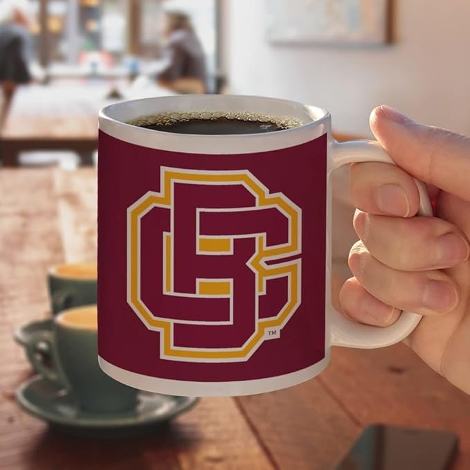 Bethune-Cookman University Primary Logo Ceramic Coffee Mug, Novelty Gift Mugs for Coffee, Tea and Hot Drinks, 11oz, White