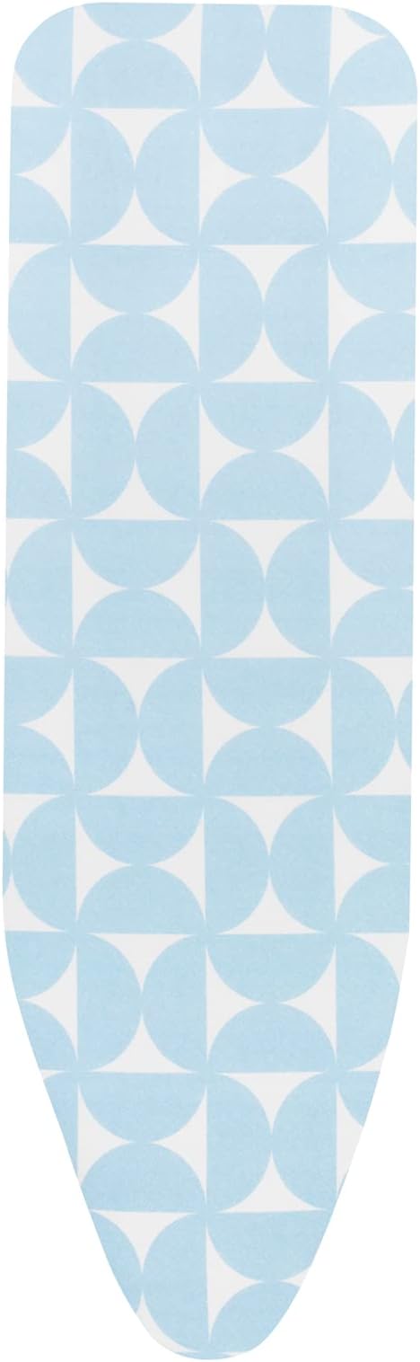 Brabantia Size B (49 x 15 inches) Replacement Ironing Board Cover with Durable Foam Layer (Fresh Breeze) Easy-Fit, 100% Cotton