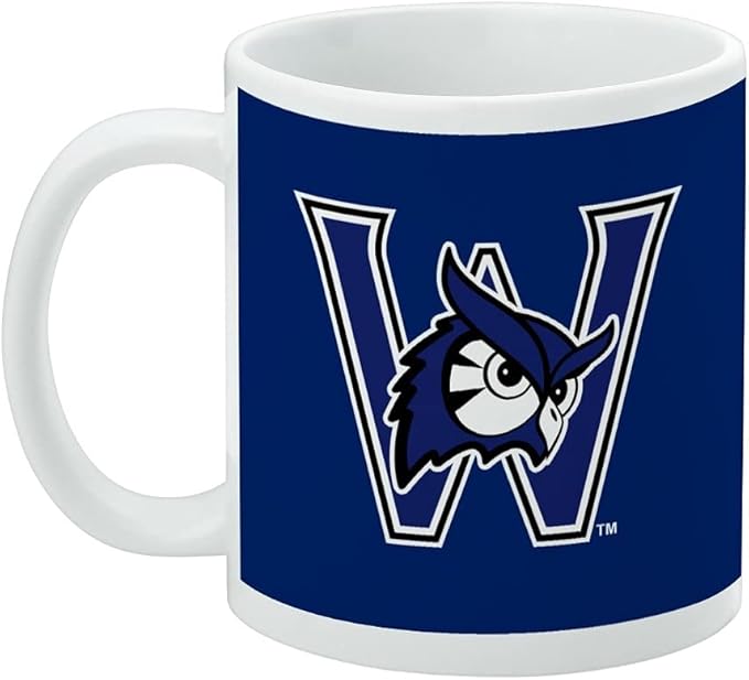 Westfield State Univeristy Owls Logo Ceramic Coffee Mug, Novelty Gift Mugs for Coffee, Tea and Hot Drinks, 11oz, White