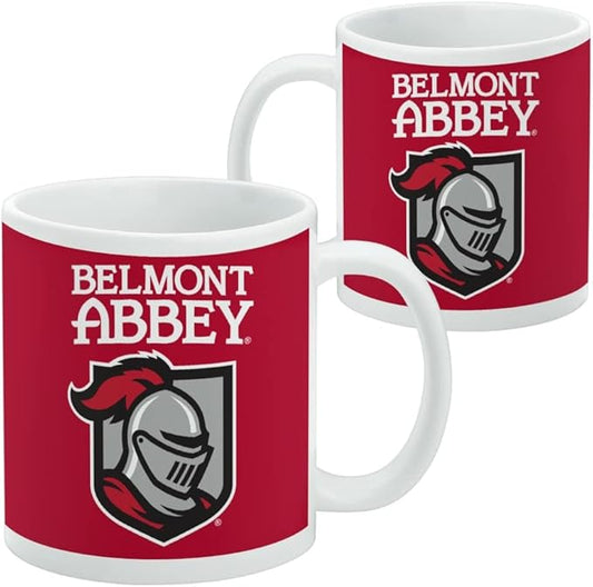 Belmont Abbey College Primary Logo Ceramic Coffee Mug, Novelty Gift Mugs for Coffee, Tea and Hot Drinks, 11oz, White