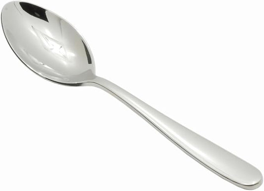 Fortessa Grand City 18/10 Stainless Steel Flatware Iced Tea Spoons, Large, Set of 12
