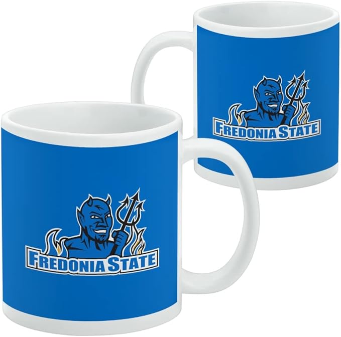 Fredonia State University Primary Logo Ceramic Coffee Mug, Novelty Gift Mugs for Coffee, Tea and Hot Drinks, 11oz, White