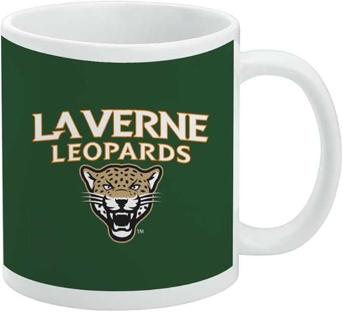 University of La Verne Primary Logo Ceramic Coffee Mug, Novelty Gift Mugs for Coffee, Tea and Hot Drinks, 11oz, White