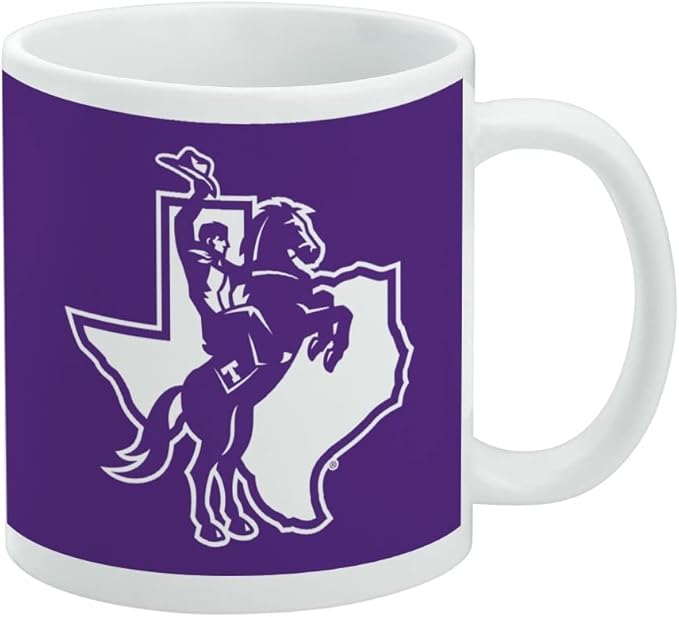 Tarleton State University Primary Logo Ceramic Coffee Mug, Novelty Gift Mugs for Coffee, Tea and Hot Drinks, 11oz, White