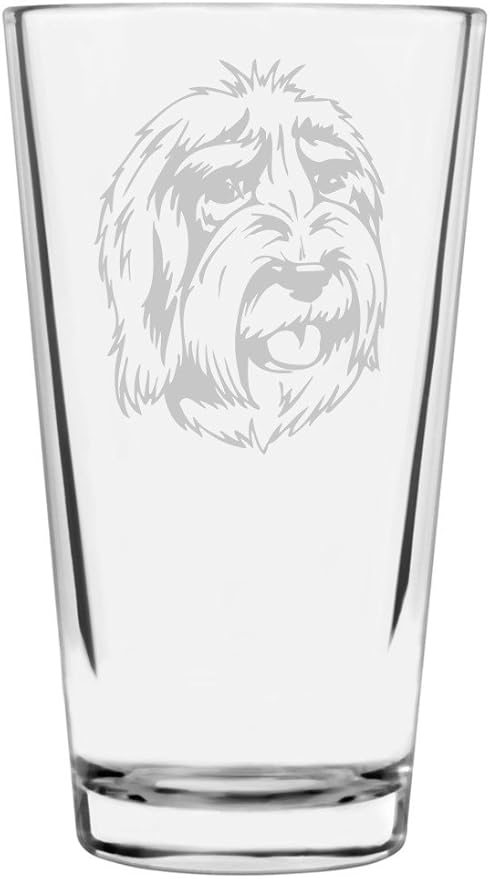 Cao da Serra de Aires Custom Personalized Dog Themed Etched All Purpose 16oz Pint Glass