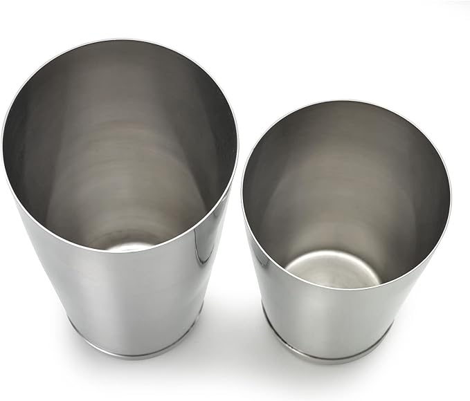 Barfly Soho Cocktail Shaker Tin Set (18 oz and 28 oz), Stainless,M37152