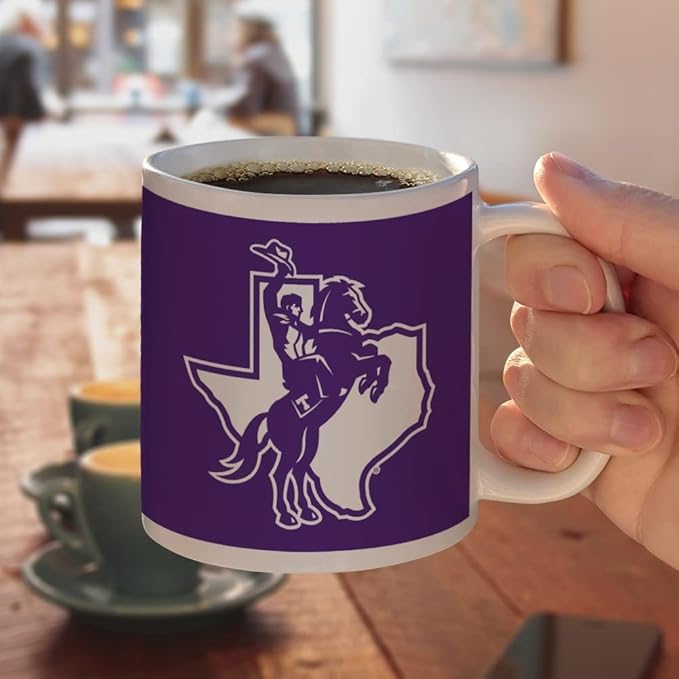 Tarleton State University Primary Logo Ceramic Coffee Mug, Novelty Gift Mugs for Coffee, Tea and Hot Drinks, 11oz, White