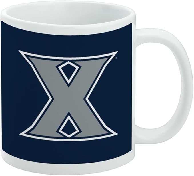 Xavier University Logo Ceramic Coffee Mug, Novelty Gift Mugs for Coffee, Tea and Hot Drinks, 11oz, White