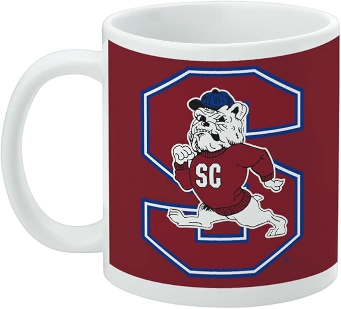 South Carolina State Primary Logo Ceramic Coffee Mug, Novelty Gift Mugs for Coffee, Tea and Hot Drinks, 11oz, White