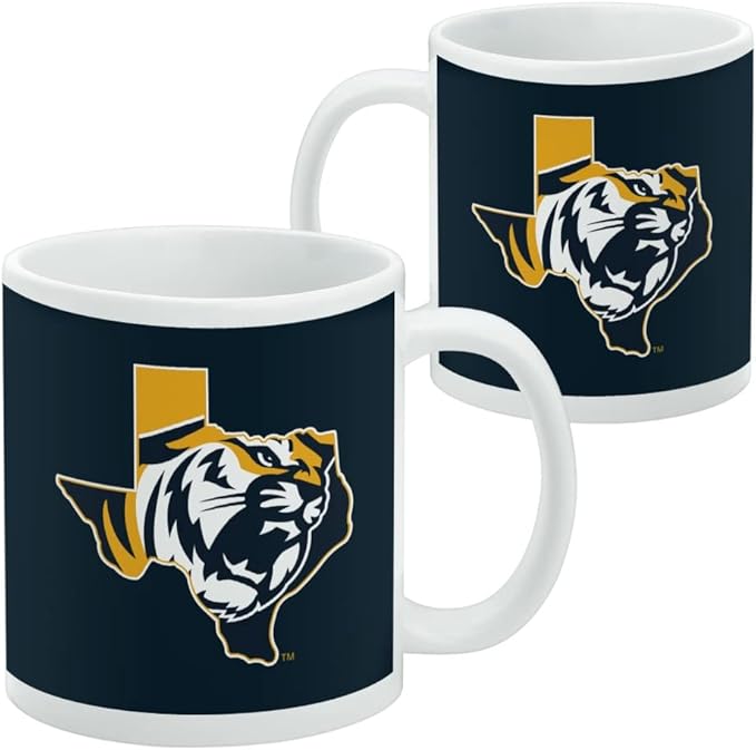 East Texas Baptist University Primary Logo Ceramic Coffee Mug, Novelty Gift Mugs for Coffee, Tea and Hot Drinks, 11oz, White
