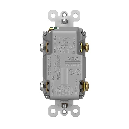 Legrand Radiant 1597TRUSBCCW 15 Amp GFCI Self Test Tamper Resistant Decorator Duplex Outlet with USB Type C, White with Screwless Wall Plate (1 Count)