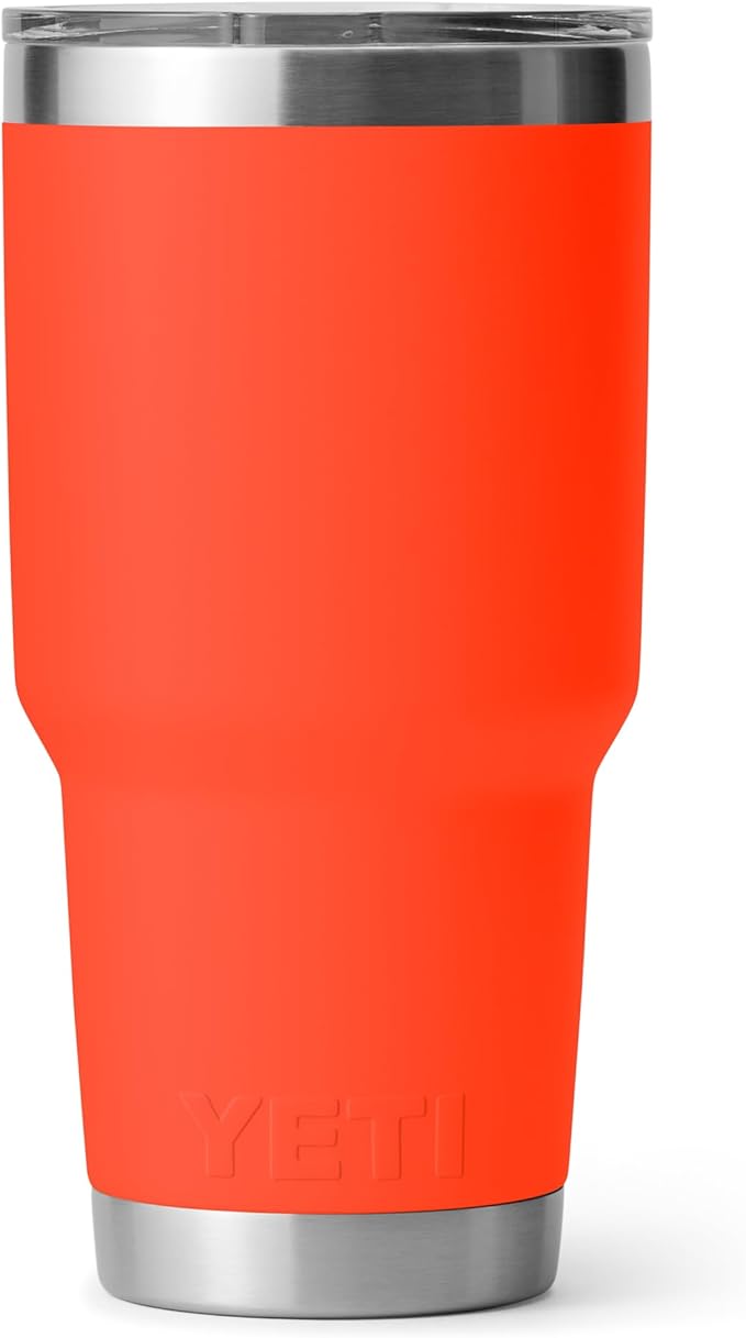 YETI Rambler 30 oz Tumbler, Stainless Steel, Vacuum Insulated with MagSlider Lid, Solar Flare