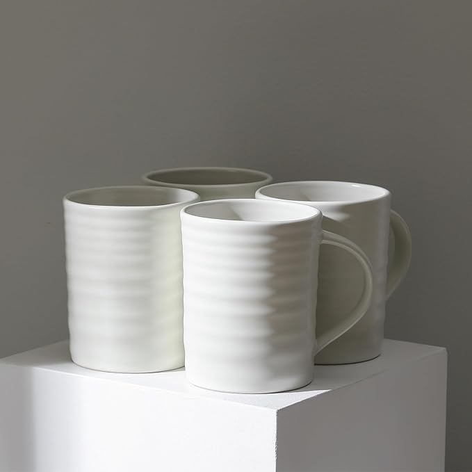 Stone Lain Orbit 16-Piece Dinnerware Set Stoneware, White