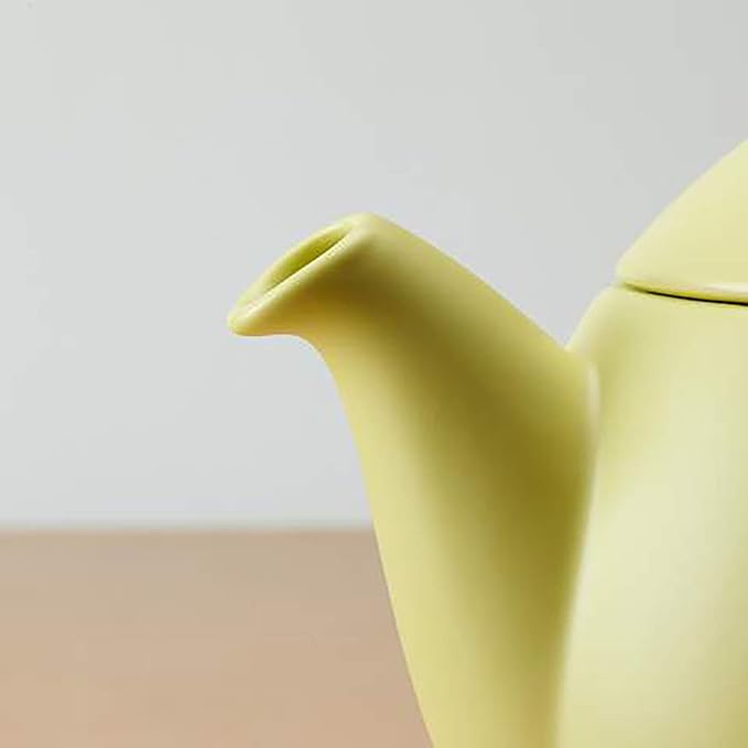 FORLIFE Dew Teapot with Basket Infuser, Lemon Grass, 32 oz/946ml