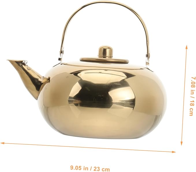 ABOOFAN Home Use Kettle Strainer Portable Tea Kettle with Stainless Steel Material