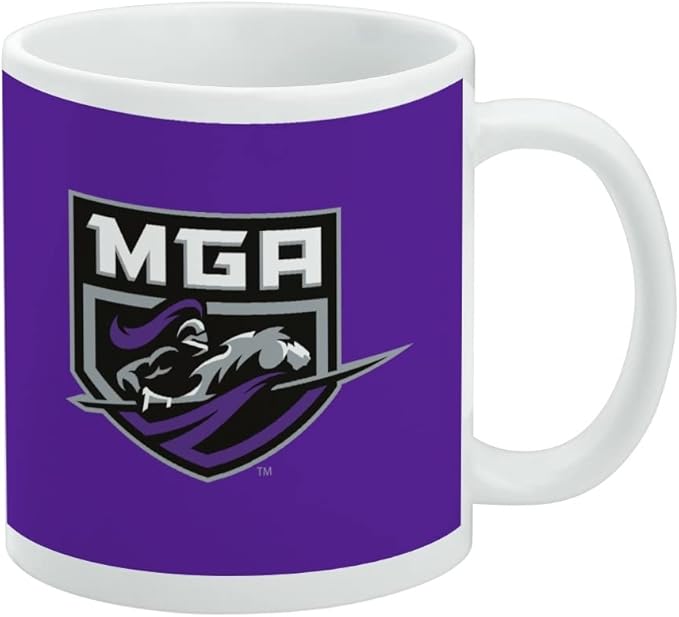 Middle Georgia State University Primary Logo Ceramic Coffee Mug, Novelty Gift Mugs for Coffee, Tea and Hot Drinks, 11oz, White