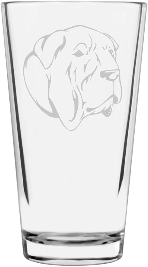 Bully Kutta Pakistani Mastiff Custom Personalized Dog Themed Etched All Purpose 16oz Pint Glass