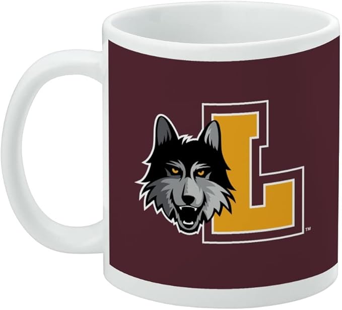 Loyola University Chicago Primary Logo Ceramic Coffee Mug, Novelty Gift Mugs for Coffee, Tea and Hot Drinks, 11oz, White