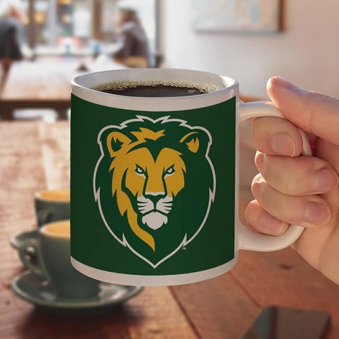 Southeastern Louisiana University Primary Logo Ceramic Coffee Mug, Novelty Gift Mugs for Coffee, Tea and Hot Drinks, 11oz, White