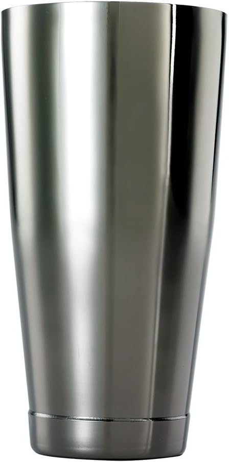 Barfly Cocktail Tin, Large 28 oz (828 ml), Gun Metal Black