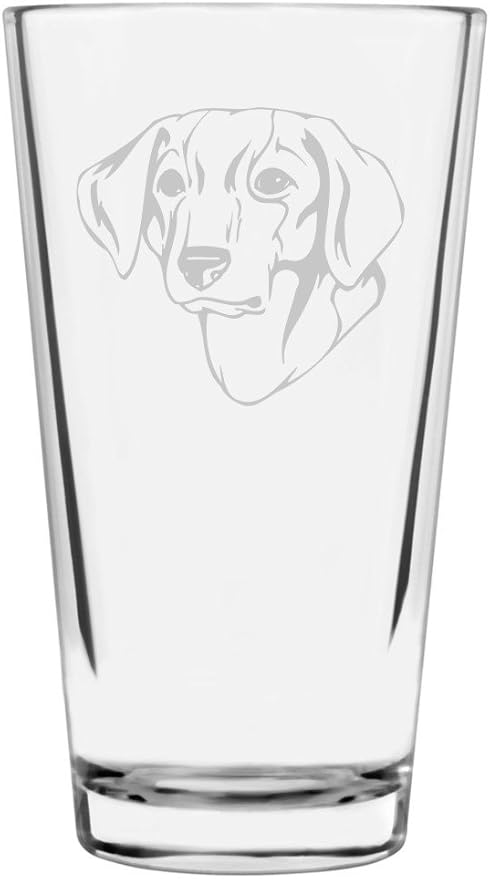Istrian Shorthaired Hound Dog Themed Etched All Purpose 16oz Pint Glass