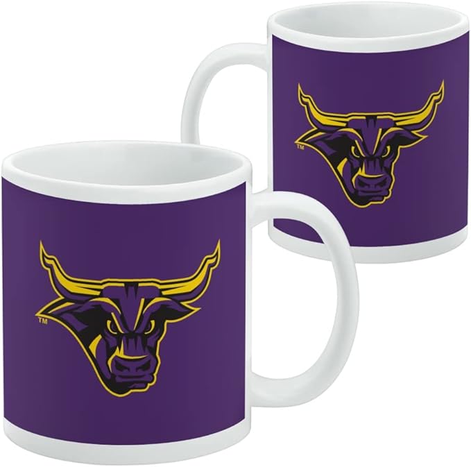 Mankato Primary Logo Ceramic Coffee Mug, Novelty Gift Mugs for Coffee, Tea and Hot Drinks, 11oz, White