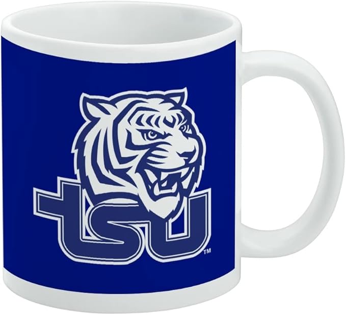 Tennessee State University Primary Logo Ceramic Coffee Mug, Novelty Gift Mugs for Coffee, Tea and Hot Drinks, 11oz, White