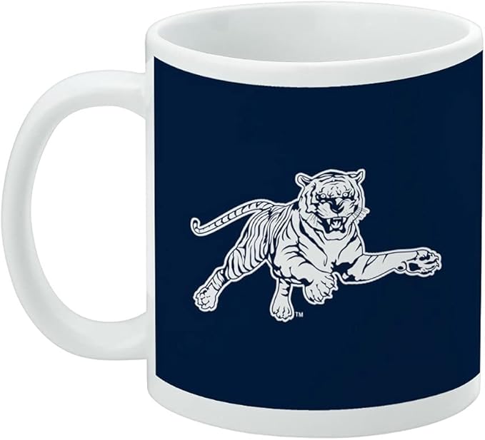 Jackson State University Primary Logo Ceramic Coffee Mug, Novelty Gift Mugs for Coffee, Tea and Hot Drinks, 11oz, White