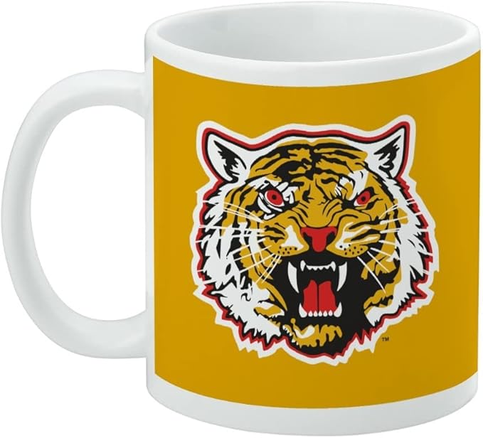 Grambling State University Primary Logo Ceramic Coffee Mug, Novelty Gift Mugs for Coffee, Tea and Hot Drinks, 11oz, White