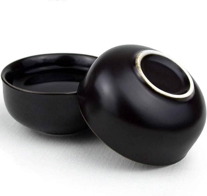 Teapot Chinese Ceramic White Cyan Black Portable Travel Packaging Xishi Pot Cups set (Black 1pot 2cups set)