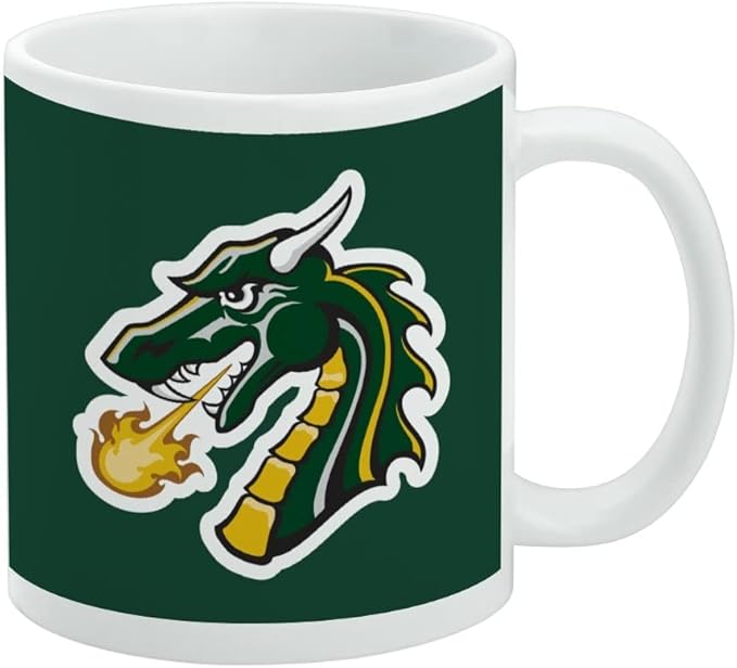 Tiffin University Primary Logo Ceramic Coffee Mug, Novelty Gift Mugs for Coffee, Tea and Hot Drinks, 11oz, White