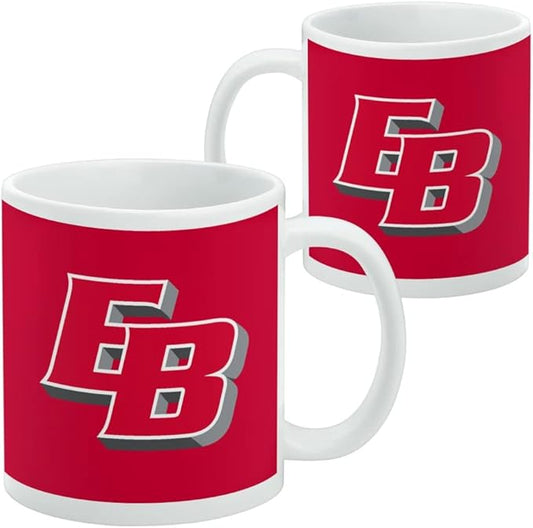 California State University, East Bay Primary Logo Ceramic Coffee Mug, Novelty Gift Mugs for Coffee, Tea and Hot Drinks, 11oz, White