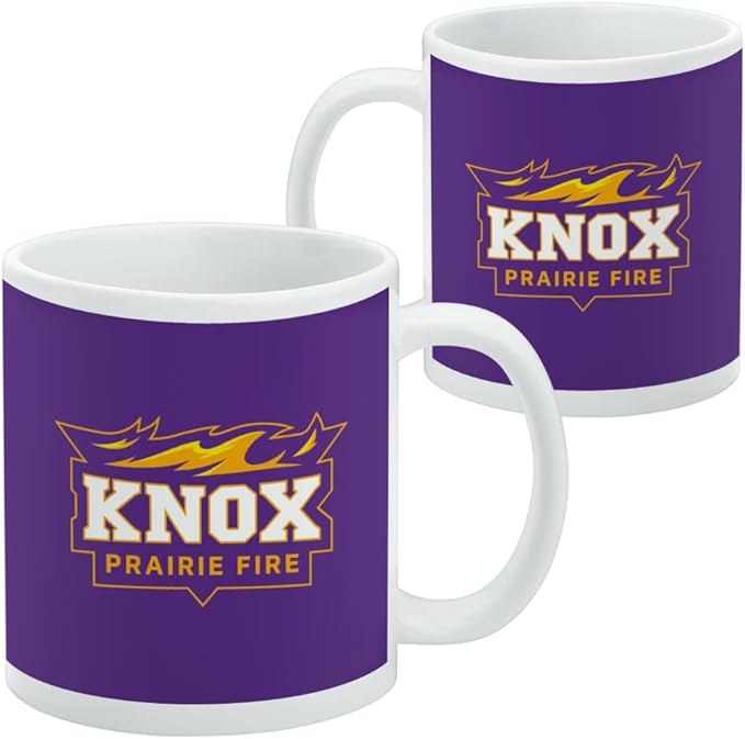 Knox College Primary Logo Ceramic Coffee Mug, Novelty Gift Mugs for Coffee, Tea and Hot Drinks, 11oz, White
