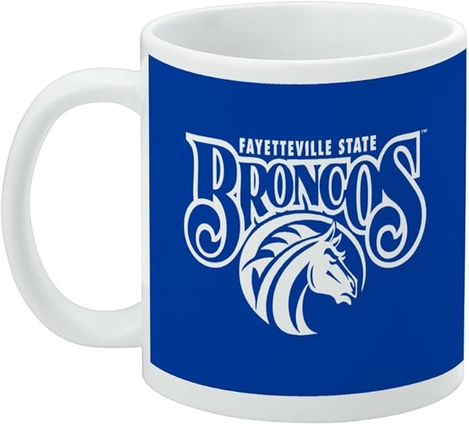 Fayetteville State Primary Logo Ceramic Coffee Mug, Novelty Gift Mugs for Coffee, Tea and Hot Drinks, 11oz, White