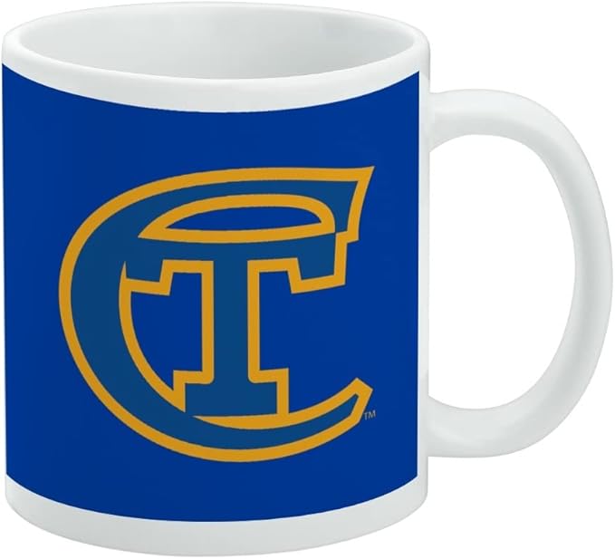 New York City College of Technology Primary Logo Ceramic Coffee Mug, Novelty Gift Mugs for Coffee, Tea and Hot Drinks, 11oz, White