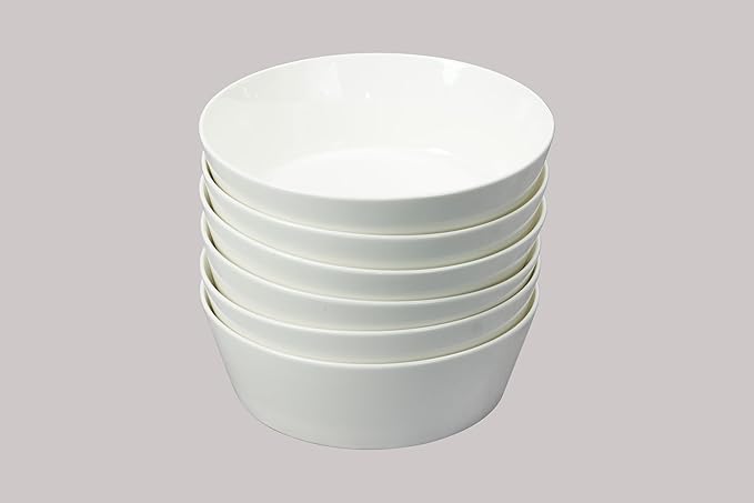 Bone China Cone Shape, Elegance White Serving Bowl 45oz, Case of 6