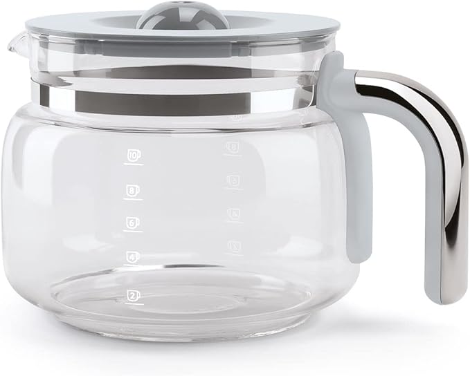 Smeg Retro Drip Coffee Machine and 2-Slice Toaster Bundle (Black)
