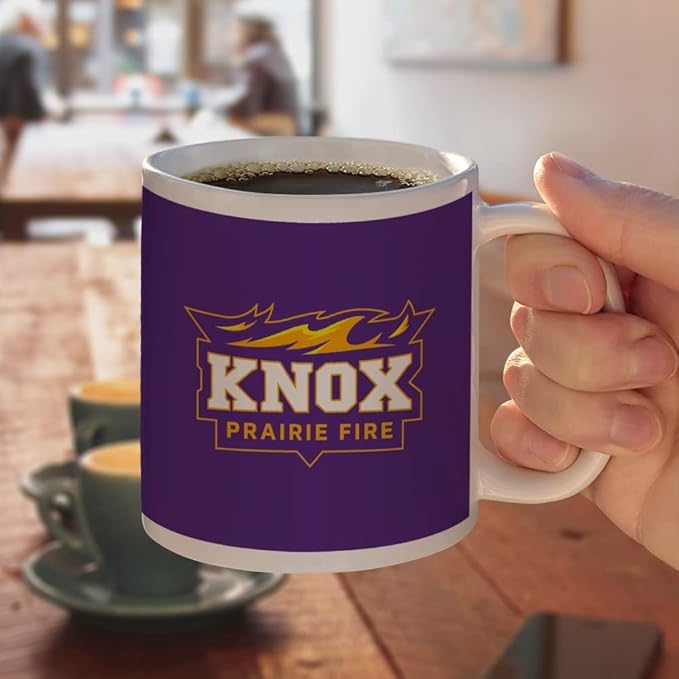 Knox College Primary Logo Ceramic Coffee Mug, Novelty Gift Mugs for Coffee, Tea and Hot Drinks, 11oz, White