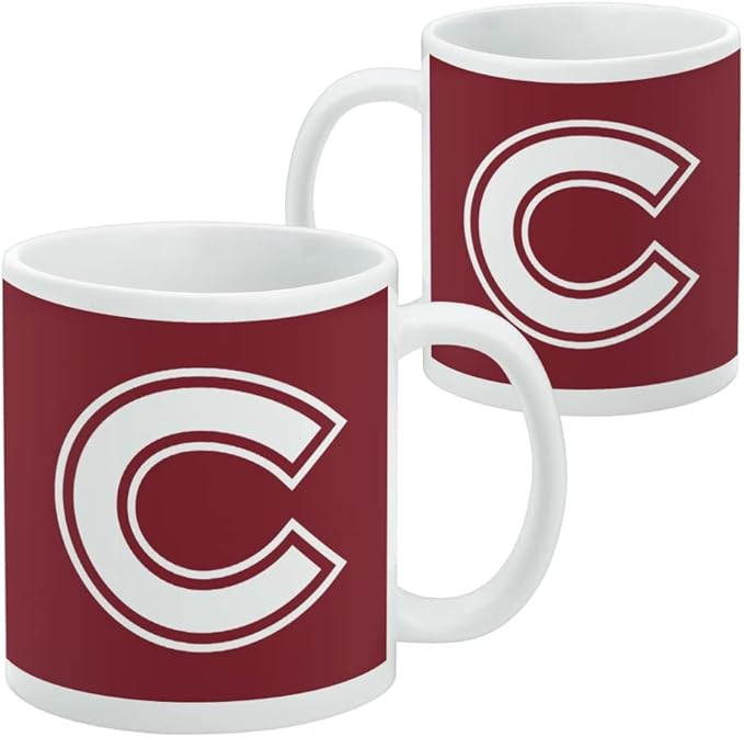 Colgate University Primary Logo Ceramic Coffee Mug, Novelty Gift Mugs for Coffee, Tea and Hot Drinks, 11oz, White