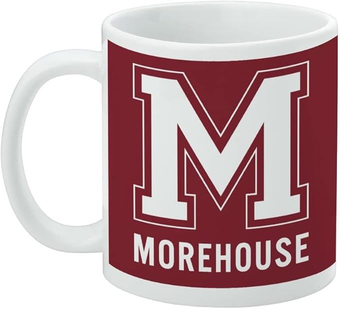 Morehouse College Primary Logo Ceramic Coffee Mug, Novelty Gift Mugs for Coffee, Tea and Hot Drinks, 11oz, White
