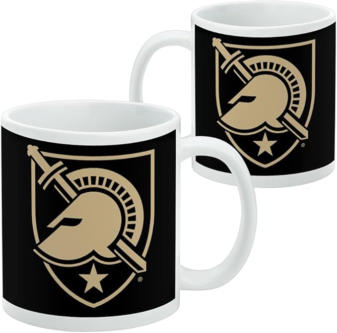 United States Military Academy Primary Logo Ceramic Coffee Mug, Novelty Gift Mugs for Coffee, Tea and Hot Drinks, 11oz, White