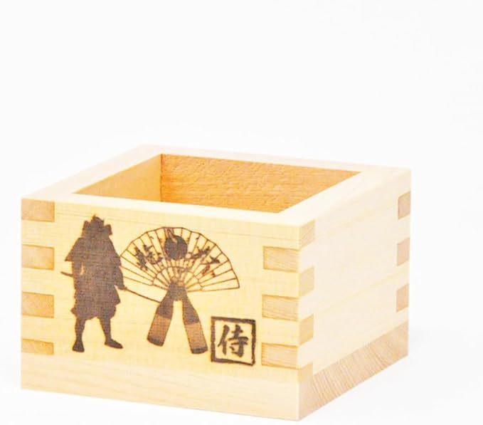 SAKE Masu Cup Boxes in Varying Sizes (Large, Medium, Small) Set of 3 – Made in Japan