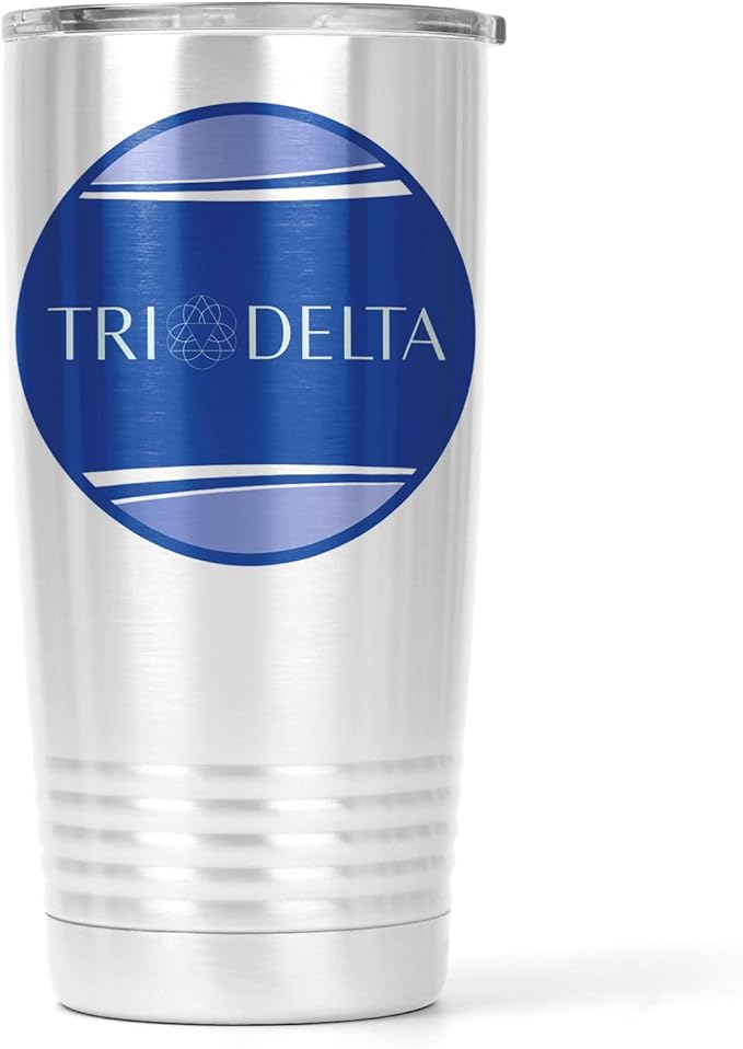 Sorority Stainless Steel Tumbler - 20oz - Ringed Base (#1)