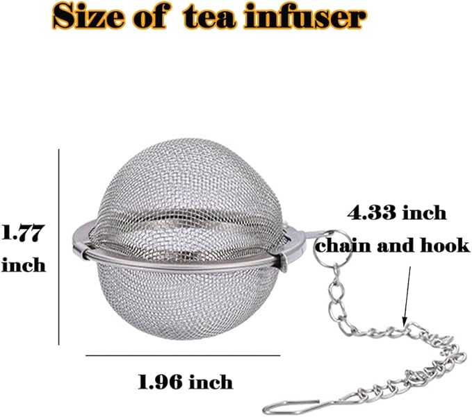 3 Pcs Tea Infusers for Loose Tea Leaf Steeper Tea Balls for Loose Tea Diffusers for Loose Tea Stainless Steel Tea Infuser Loose Leaf Tea Steeper with Metal Pendant (Bee Flower)