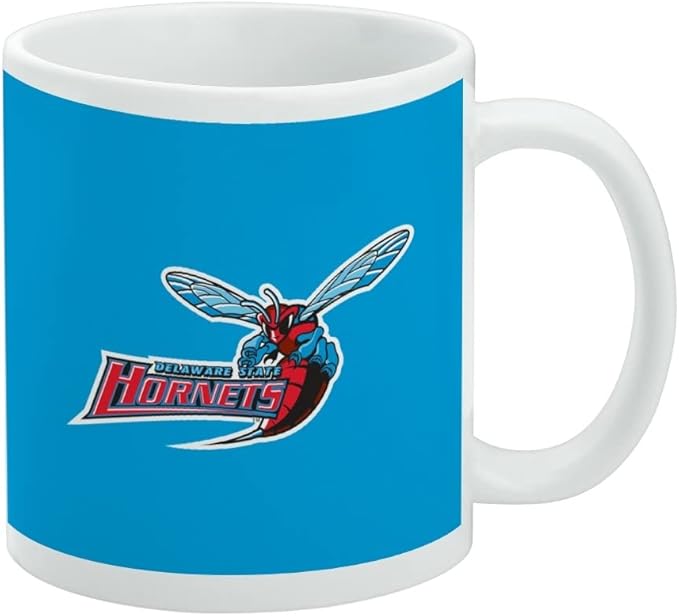 Delaware State University Primary Logo Ceramic Coffee Mug, Novelty Gift Mugs for Coffee, Tea and Hot Drinks, 11oz, White