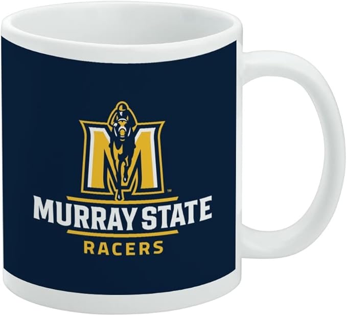 Murray State University Primary Logo Ceramic Coffee Mug, Novelty Gift Mugs for Coffee, Tea and Hot Drinks, 11oz, White