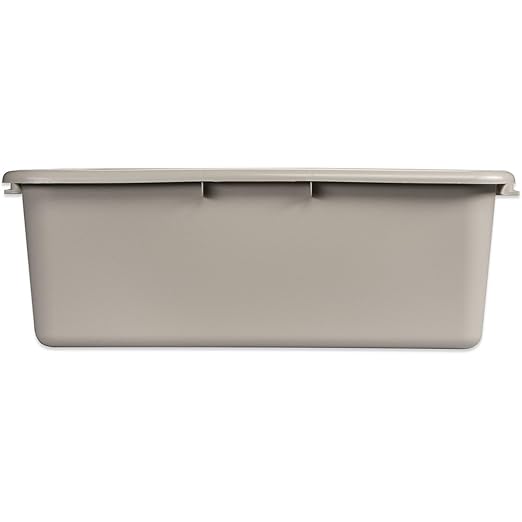 Carlisle FoodService Products 4401123 Comfort Curve Bus/Utility Box, 20" x 15" x 7", Gray (Pack of 12)